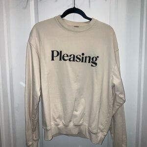 Harry Styles Cream Pleasing Crewneck